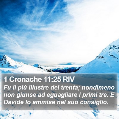 1 Cronache 11:25 RIV Bible Verse Image