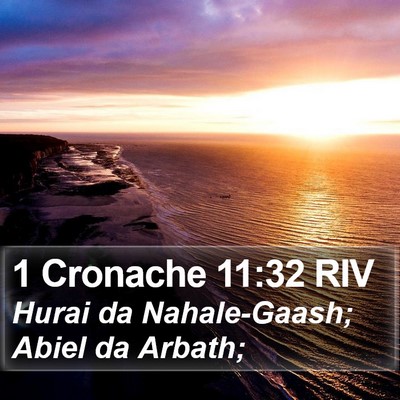 1 Cronache 11:32 RIV Bible Verse Image