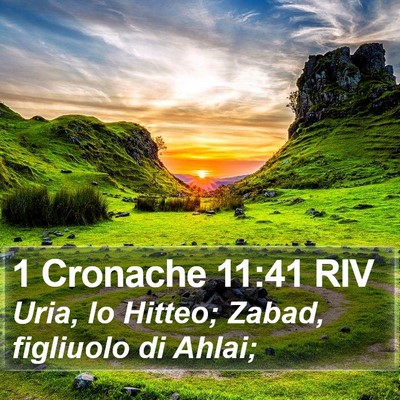 1 Cronache 11:41 RIV Bible Verse Image