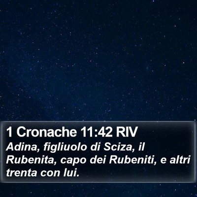 1 Cronache 11:42 RIV Bible Verse Image