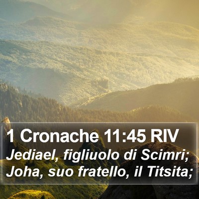 1 Cronache 11:45 RIV Bible Verse Image