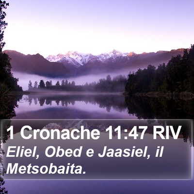 1 Cronache 11:47 RIV Bible Verse Image