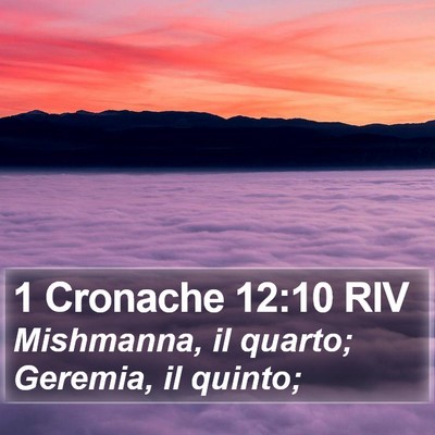 1 Cronache 12:10 RIV Bible Verse Image