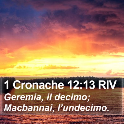 1 Cronache 12:13 RIV Bible Verse Image