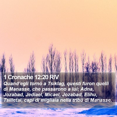 1 Cronache 12:20 RIV Bible Verse Image