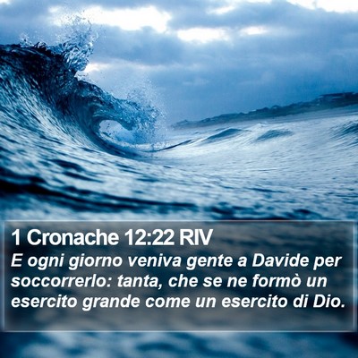 1 Cronache 12:22 RIV Bible Verse Image