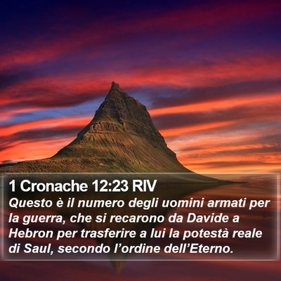 1 Cronache 12:23 RIV Bible Verse Image