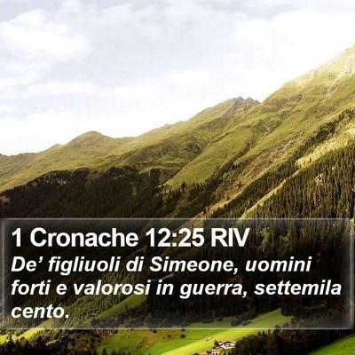 1 Cronache 12:25 RIV Bible Verse Image