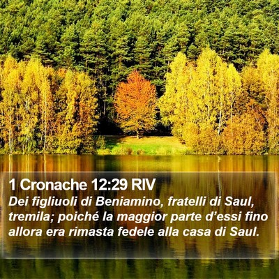 1 Cronache 12:29 RIV Bible Verse Image