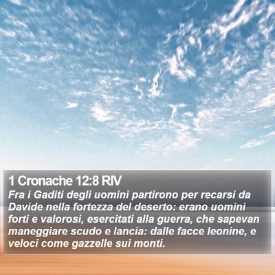 1 Cronache 12:8 RIV Bible Verse Image