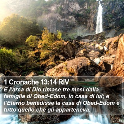 1 Cronache 13:14 RIV Bible Verse Image