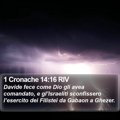 1 Cronache 14:16 RIV Bible Verse Image
