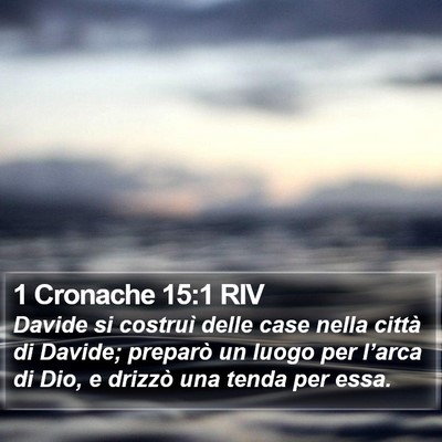 1 Cronache 15:1 RIV Bible Verse Image
