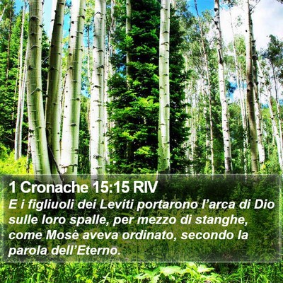 1 Cronache 15:15 RIV Bible Verse Image