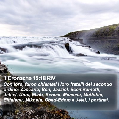 1 Cronache 15:18 RIV Bible Verse Image