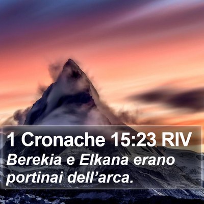 1 Cronache 15:23 RIV Bible Verse Image