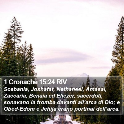 1 Cronache 15:24 RIV Bible Verse Image