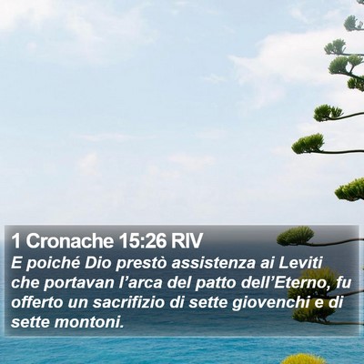 1 Cronache 15:26 RIV Bible Verse Image