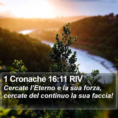 1 Cronache 16:11 RIV Bible Verse Image