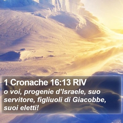 1 Cronache 16:13 RIV Bible Verse Image