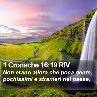1 Cronache 16:19 RIV Bible Verse Image