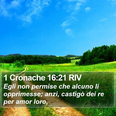1 Cronache 16:21 RIV Bible Verse Image