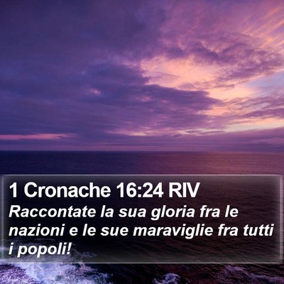1 Cronache 16:24 RIV Bible Verse Image