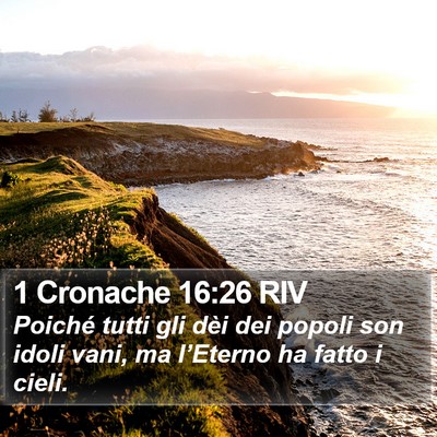 1 Cronache 16:26 RIV Bible Verse Image