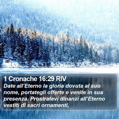 1 Cronache 16:29 RIV Bible Verse Image