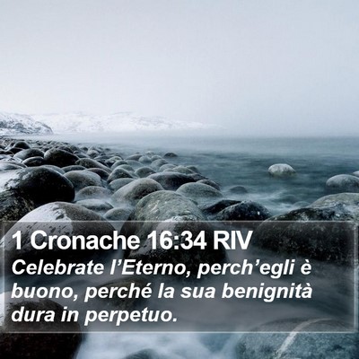 1 Cronache 16:34 RIV Bible Verse Image