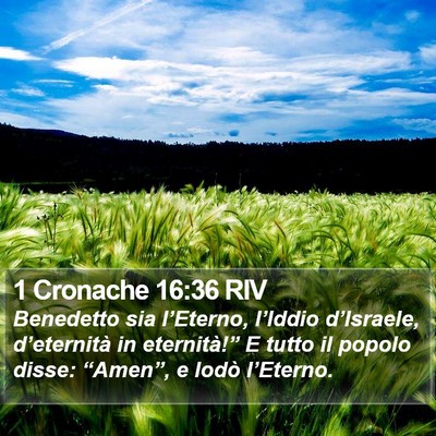 1 Cronache 16:36 RIV Bible Verse Image