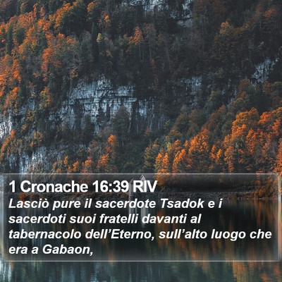 1 Cronache 16:39 RIV Bible Verse Image