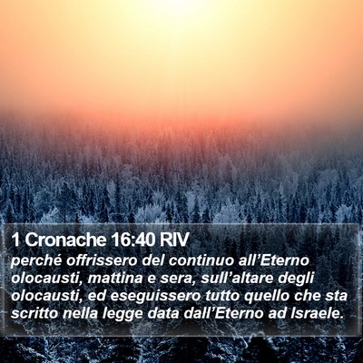 1 Cronache 16:40 RIV Bible Verse Image
