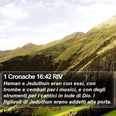1 Cronache 16:42 RIV Bible Verse Image