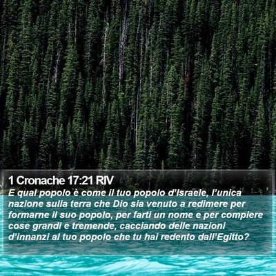 1 Cronache 17:21 RIV Bible Verse Image