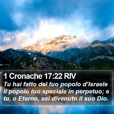 1 Cronache 17:22 RIV Bible Verse Image