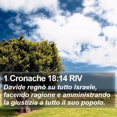 1 Cronache 18:14 RIV Bible Verse Image