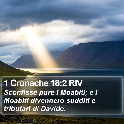 1 Cronache 18:2 RIV Bible Verse Image