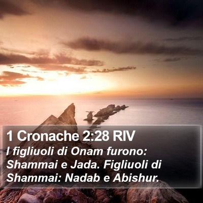 1 Cronache 2:28 RIV Bible Verse Image