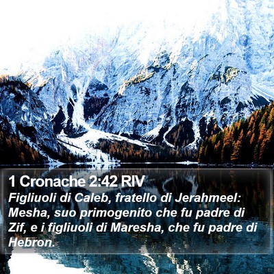 1 Cronache 2:42 RIV Bible Verse Image