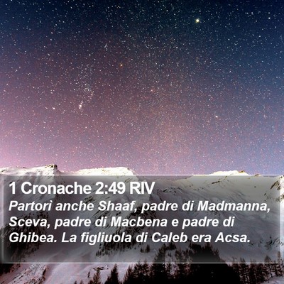 1 Cronache 2:49 RIV Bible Verse Image