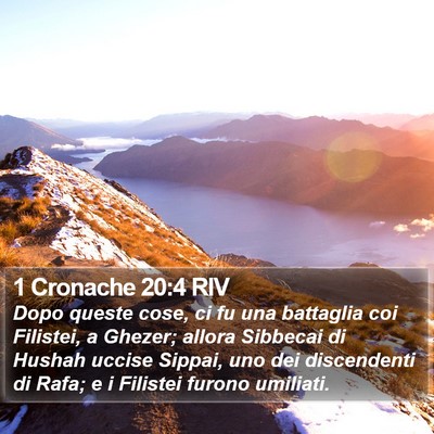 1 Cronache 20:4 RIV Bible Verse Image