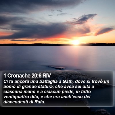 1 Cronache 20:6 RIV Bible Verse Image