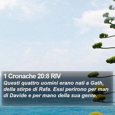 1 Cronache 20:8 RIV Bible Verse Image