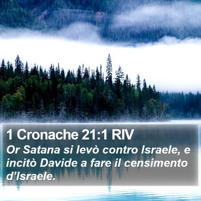 1 Cronache 21:1 RIV Bible Verse Image