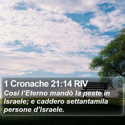 1 Cronache 21:14 RIV Bible Verse Image