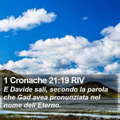 1 Cronache 21:19 RIV Bible Verse Image