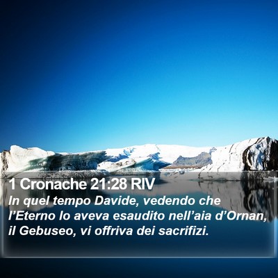 1 Cronache 21:28 RIV Bible Verse Image