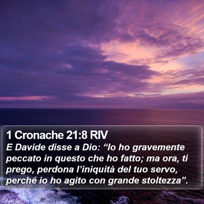 1 Cronache 21:8 RIV Bible Verse Image