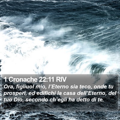 1 Cronache 22:11 RIV Bible Verse Image